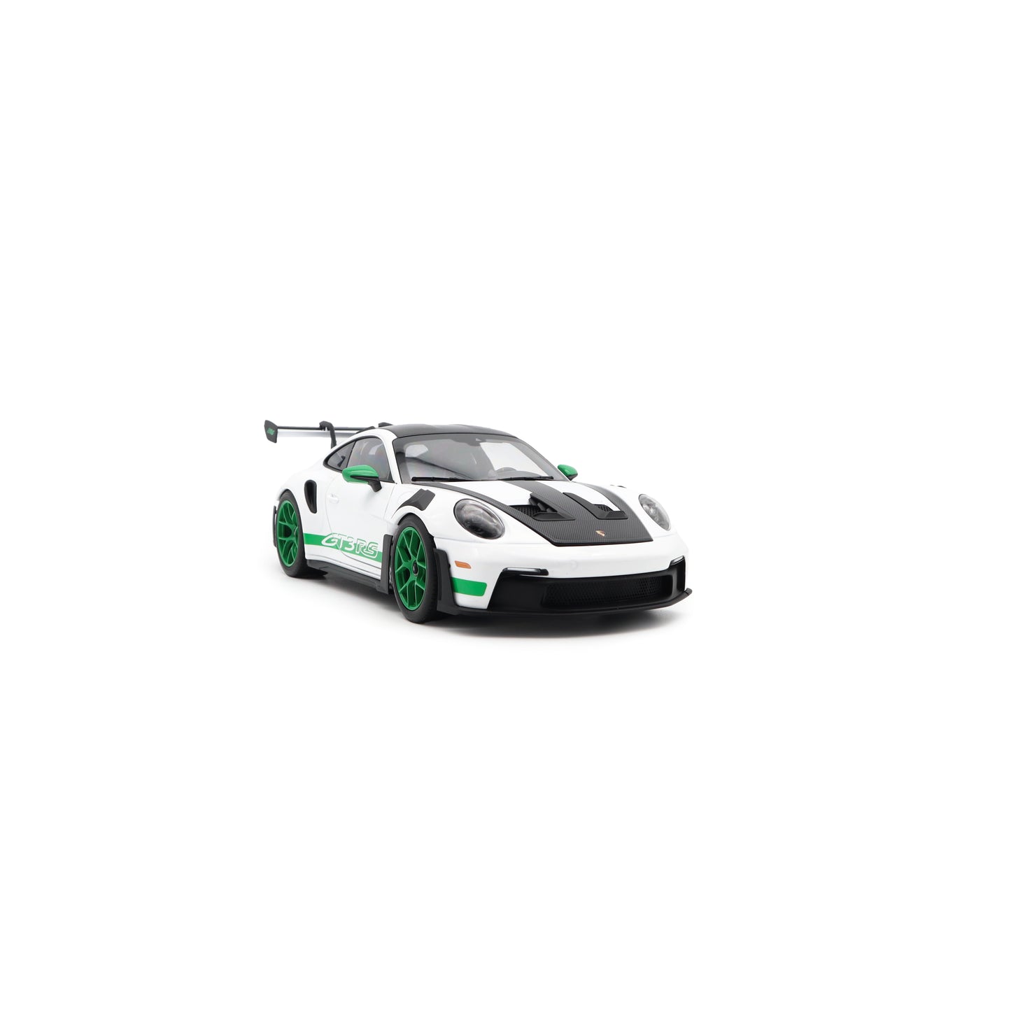 Norev 2022 Porsche 911 992 GT3 RS Weissach Package Tribute Edition White w/ Green 1:18