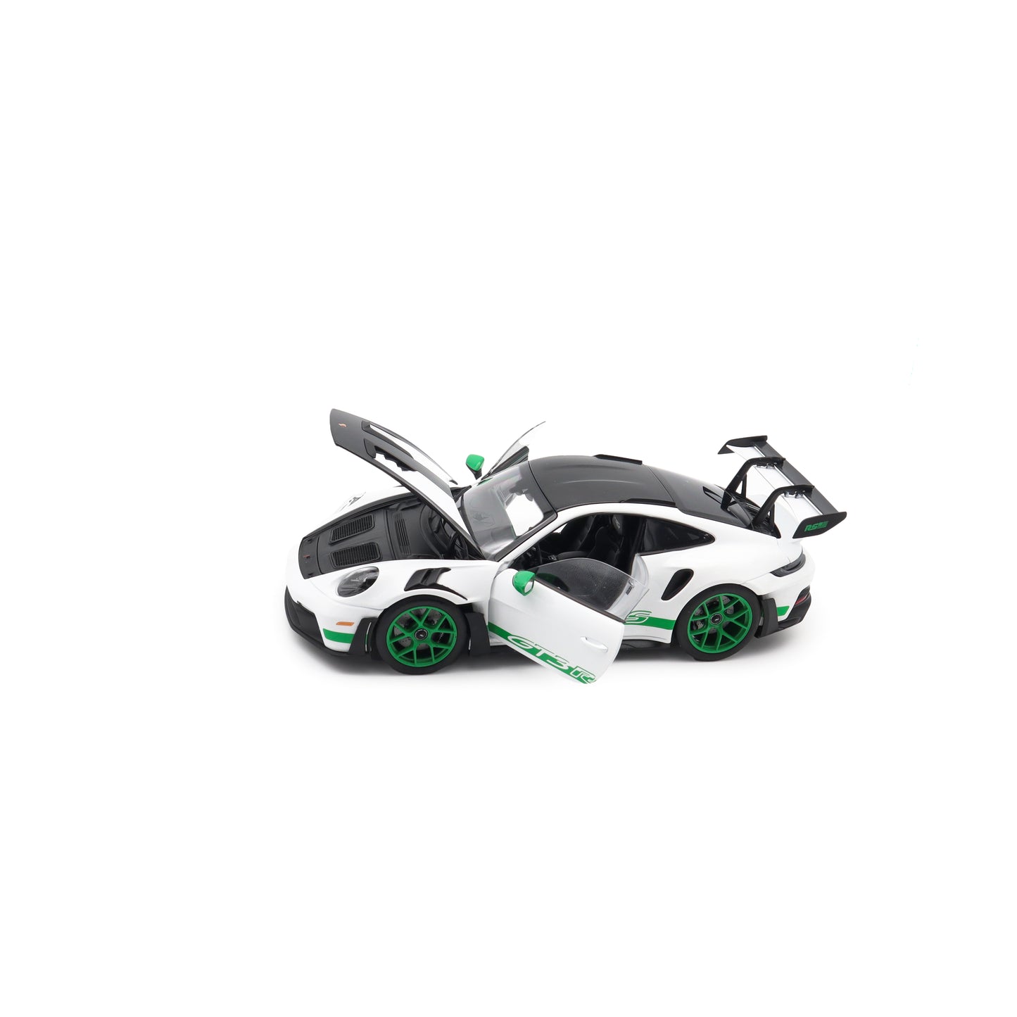 Norev 2022 Porsche 911 992 GT3 RS Weissach Package Tribute Edition White w/ Green 1:18