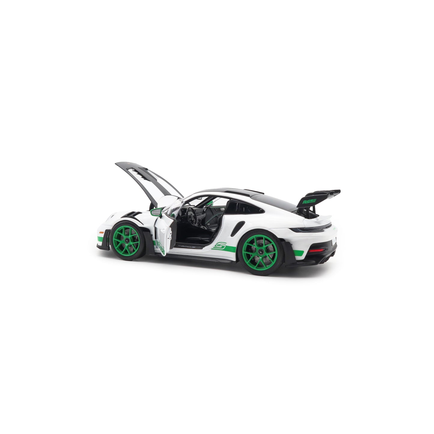 Norev 2022 Porsche 911 992 GT3 RS Weissach Package Tribute Edition White w/ Green 1:18