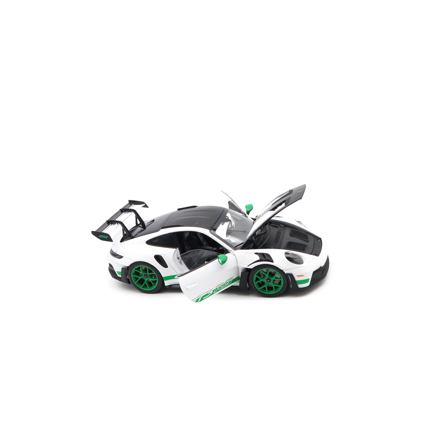 Norev 2022 Porsche 911 992 GT3 RS Weissach Package Tribute Edition White w/ Green 1:18