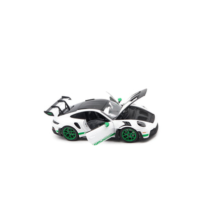 Norev 2022 Porsche 911 992 GT3 RS Weissach Package Tribute Edition White w/ Green 1:18