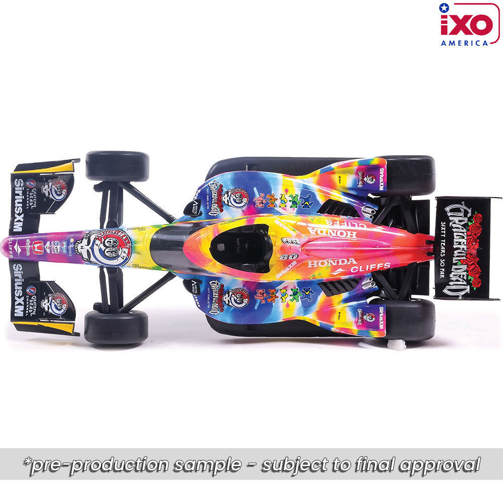 Ixo NTT Indycar Series #60 Meyer Shank Racing Grateful Dead (Road Course) 2025 1:18