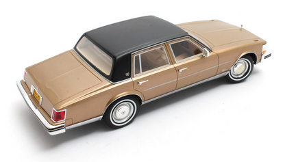 Cult-Scale 1976 Cadillac Seville Sedan Gold Metallic 1:18