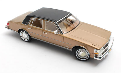 Cult-Scale 1976 Cadillac Seville Sedan Gold Metallic 1:18
