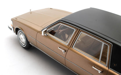 Cult-Scale 1976 Cadillac Seville Sedan Gold Metallic 1:18