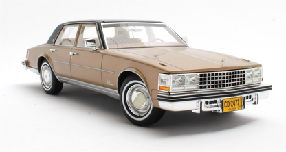 Cult-Scale 1976 Cadillac Seville Sedan Gold Metallic 1:18