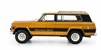 Cult Scale 1980 - 1983 Jeep Cherokee Chief (SJ) Brown Metallic 1:18