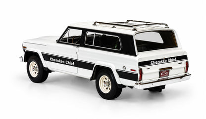 Cult Scale 1980 - 1983 Jeep Cherokee Chief (SJ) White 1:18