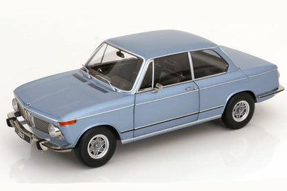 KK Scale 1971 BMW 2002 1 Series Light Blue Metallic 1:12