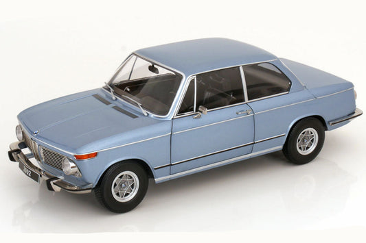KK Scale 1971 BMW 2002 1 Series Light Blue Metallic 1:12