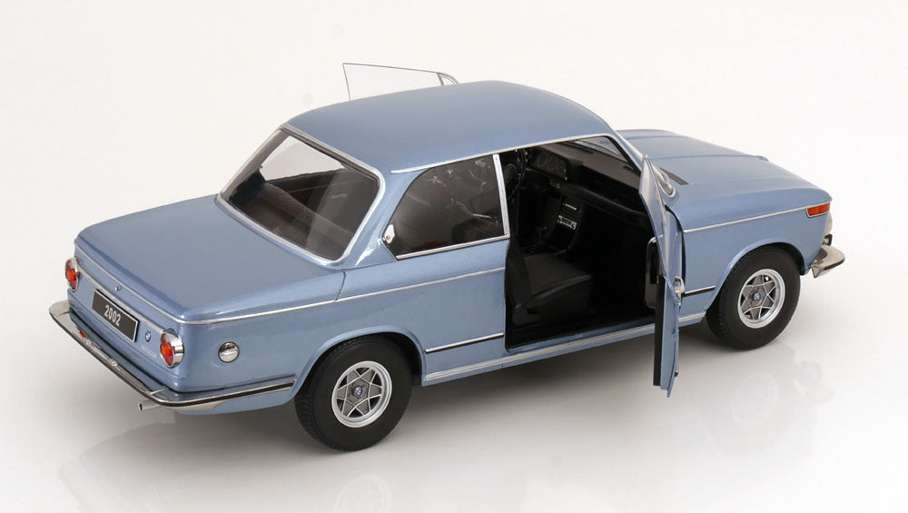 KK Scale 1971 BMW 2002 1 Series Light Blue Metallic 1:12