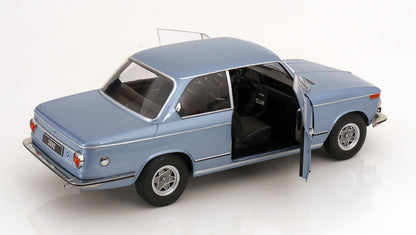 KK Scale 1971 BMW 2002 1 Series Light Blue Metallic 1:12