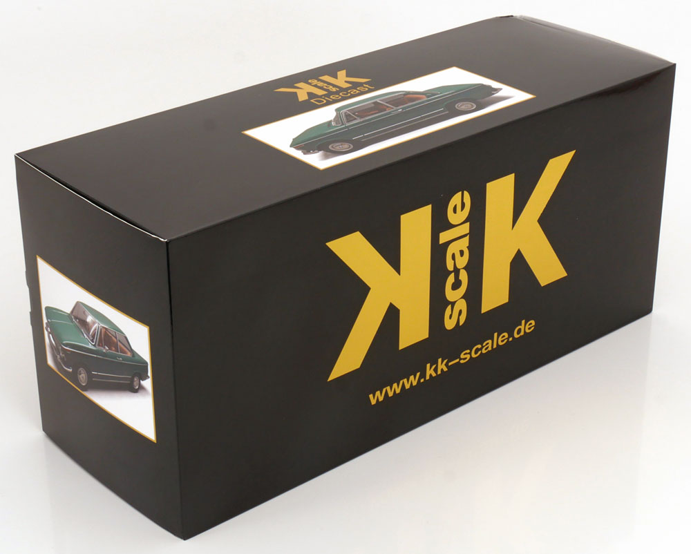 KK Scale 1967 BMW 1802 1 Series Green 1:12