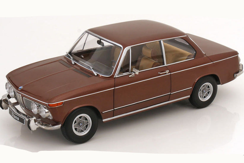 KK Scale 1970 BMW 2002 ti Diana 1 Series Coffee Brown Metallic 1:12