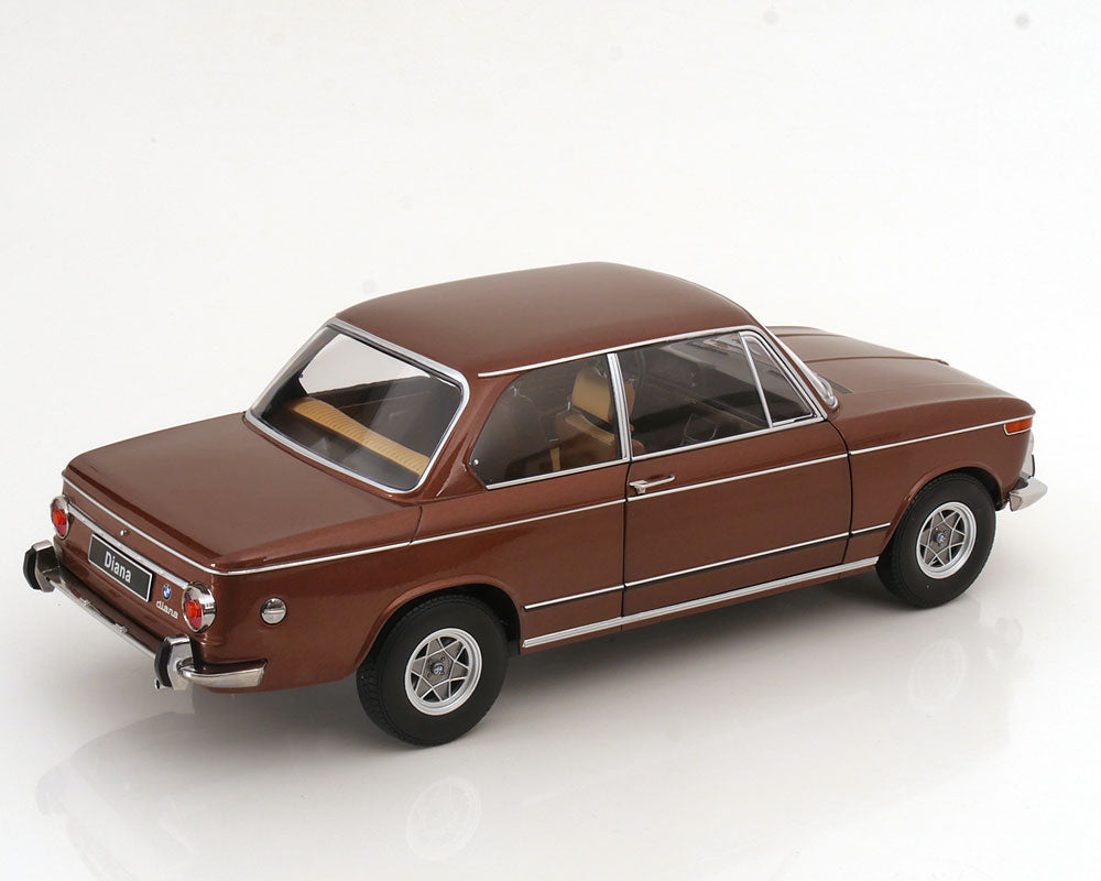 KK Scale 1970 BMW 2002 ti Diana 1 Series Coffee Brown Metallic 1:12