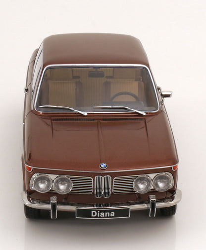 KK Scale 1970 BMW 2002 ti Diana 1 Series Coffee Brown Metallic 1:12