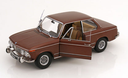 KK Scale 1970 BMW 2002 ti Diana 1 Series Coffee Brown Metallic 1:12