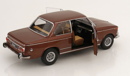KK Scale 1970 BMW 2002 ti Diana 1 Series Coffee Brown Metallic 1:12