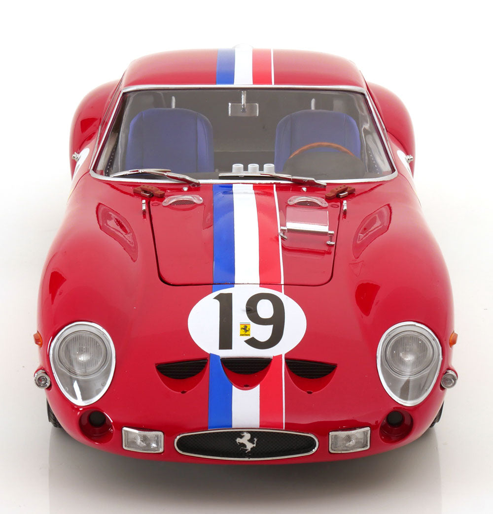 KK Scale 1962 Ferrari 250 GTO #19 24hr Le Mans 1962 Red 1:12