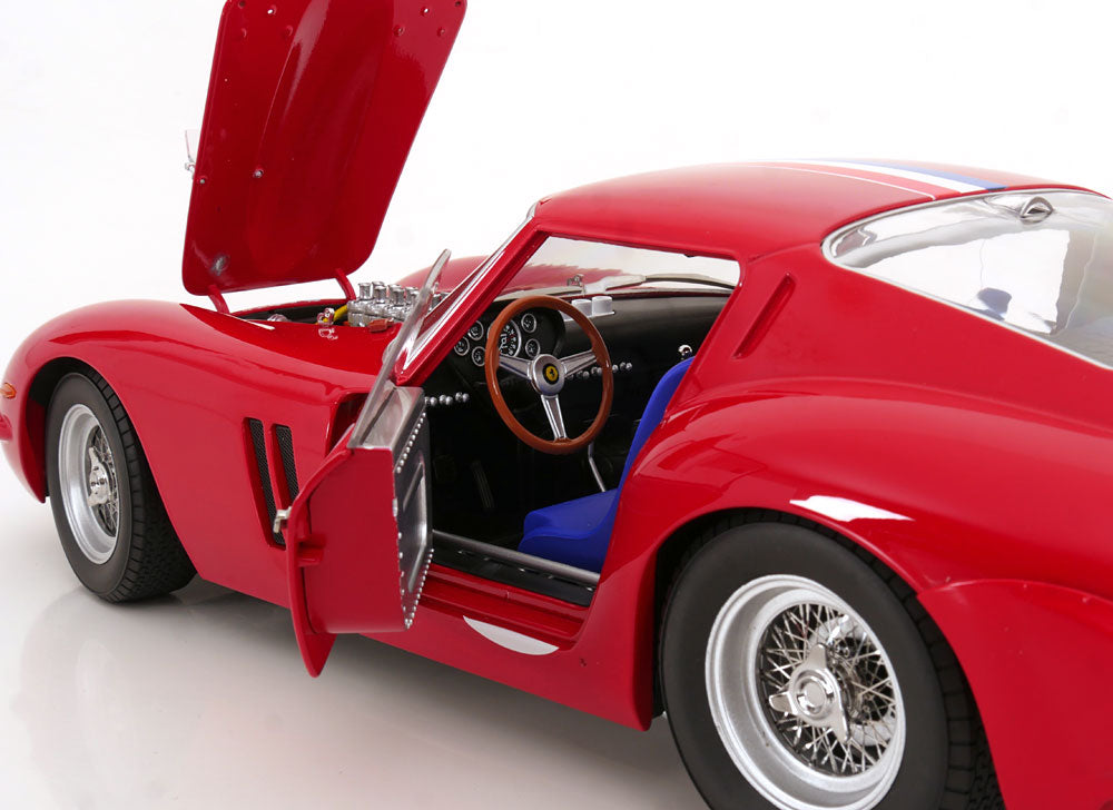 KK Scale 1962 Ferrari 250 GTO #19 24hr Le Mans 1962 Red 1:12