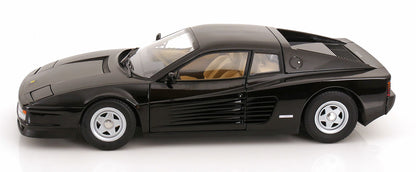KK Scale 1986 Ferrari Testarossa Black Monospecchio European Version 1:12