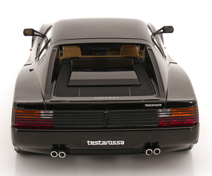 KK Scale 1986 Ferrari Testarossa Black Monospecchio European Version 1:12
