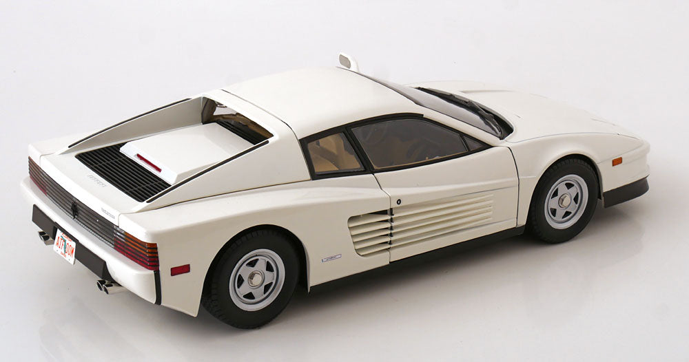 KK Scale 1984 Ferrari Testarossa White Monospecchio US-Version 1:12