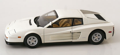 KK Scale 1984 Ferrari Testarossa White Monospecchio US-Version 1:12