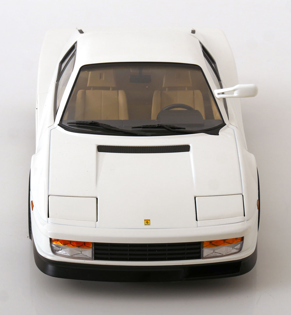 KK Scale 1984 Ferrari Testarossa White Monospecchio US-Version 1:12
