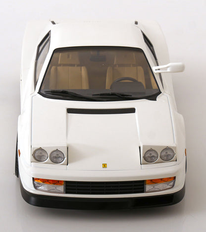 KK Scale 1984 Ferrari Testarossa White Monospecchio US-Version 1:12