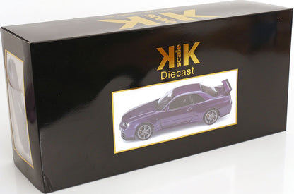 KK Scale 2001 Nissan Skyline GT-R R34 V-Spec II Midnight Purple 1:12