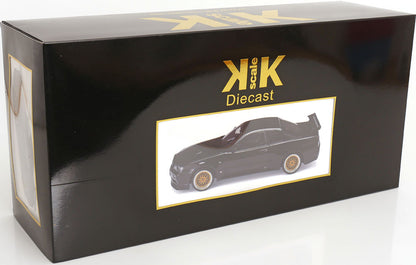 KK Scale 2001 Nissan Skyline GT-R R34 V-Spec II Black 1:12