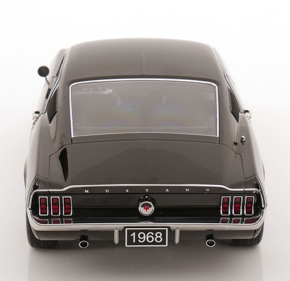 KK Scale 1968 Ford Mustang GT Fastback Black 1:12