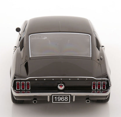 KK Scale 1968 Ford Mustang GT Fastback Black 1:12