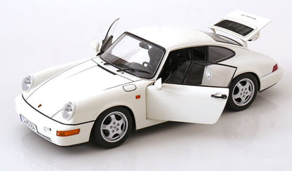 KK Scale 1992 Porsche 911 (964) RS Coupe w/ Cup Wheels White 1:12