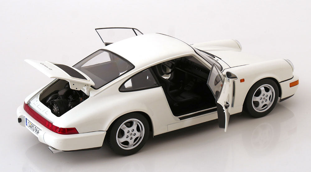 KK Scale 1992 Porsche 911 (964) RS Coupe w/ Cup Wheels White 1:12
