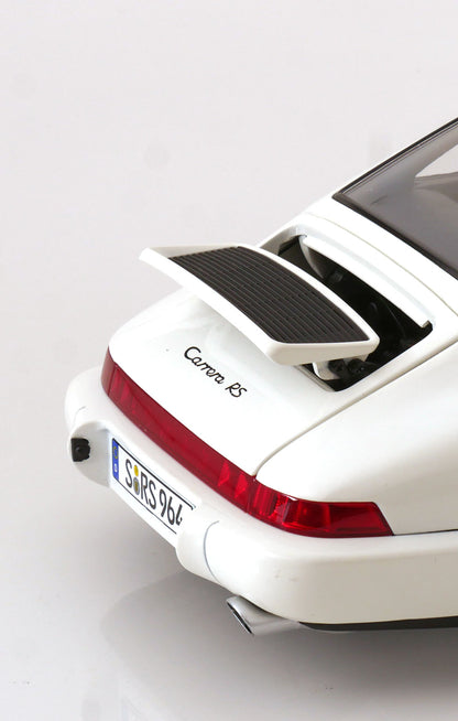 KK Scale 1992 Porsche 911 (964) RS Coupe w/ Cup Wheels White 1:12