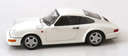 KK Scale 1992 Porsche 911 (964) RS Coupe w/ Cup Wheels White 1:12