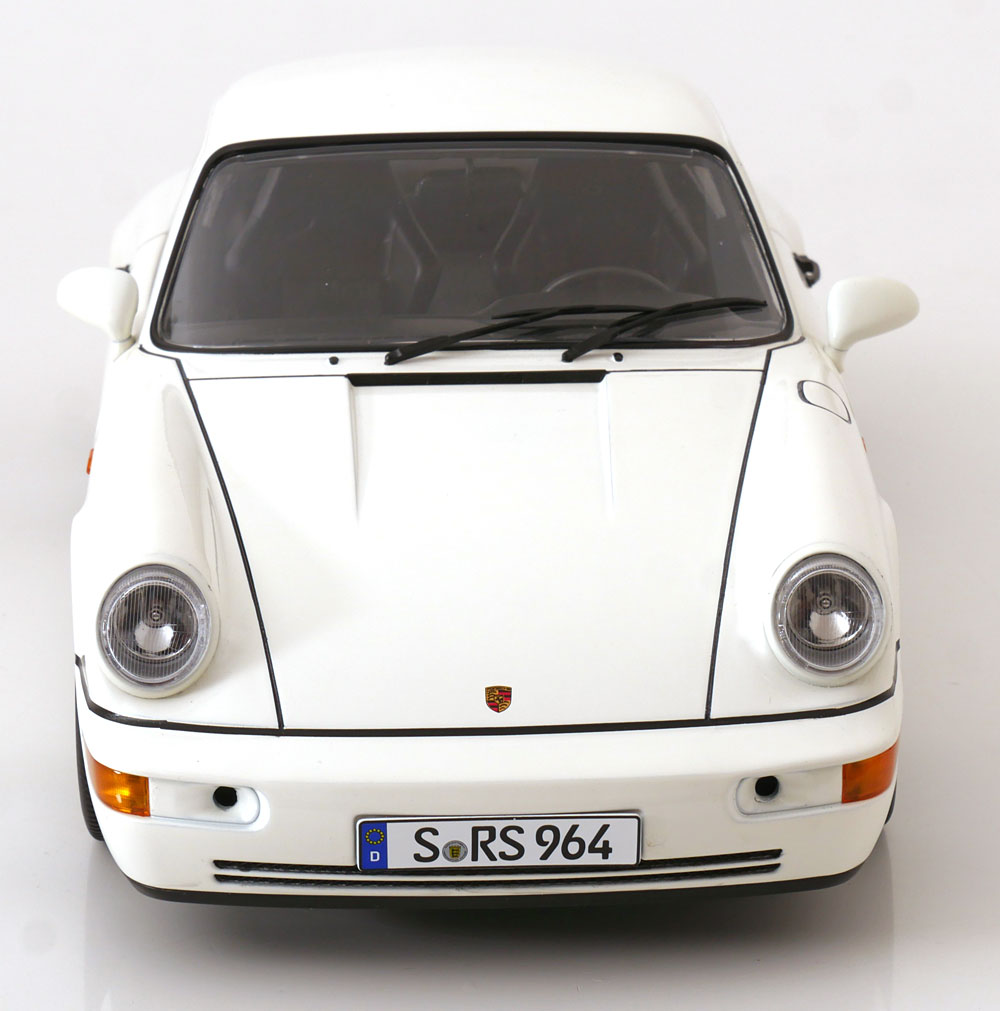 KK Scale 1992 Porsche 911 (964) RS Coupe w/ Cup Wheels White 1:12