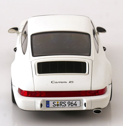 KK Scale 1992 Porsche 911 (964) RS Coupe w/ Cup Wheels White 1:12