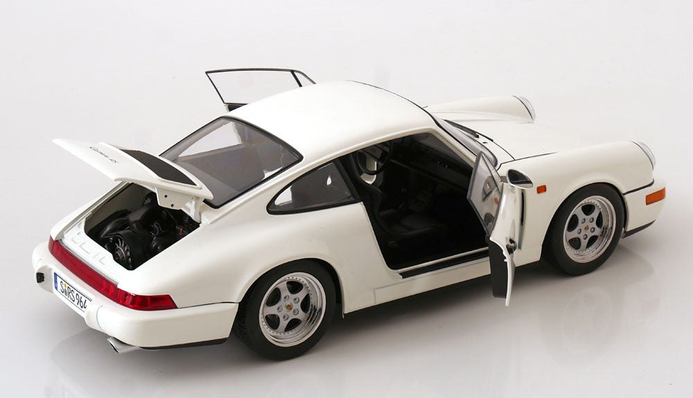 KK Scale 1992 Porsche 911 (964) RS Coupe w/ Speedline Wheels White 1:12