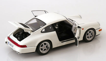 KK Scale 1992 Porsche 911 (964) RS Coupe w/ Speedline Wheels White 1:12