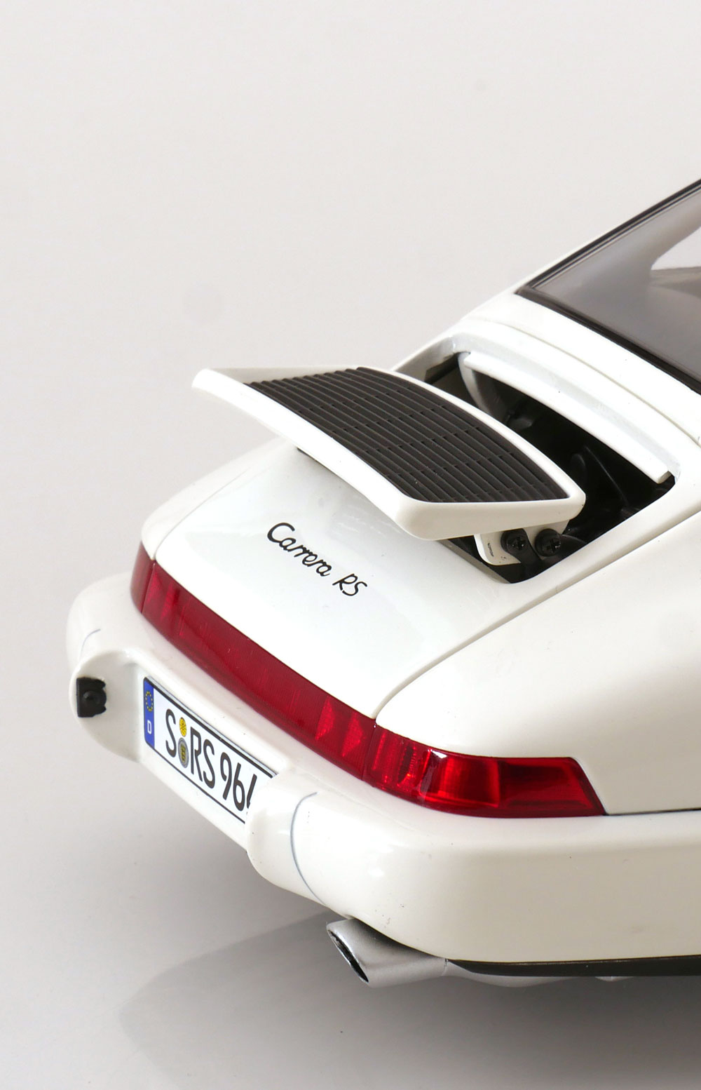 KK Scale 1992 Porsche 911 (964) RS Coupe w/ Speedline Wheels White 1:12