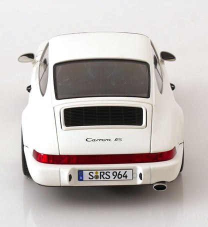 KK Scale 1992 Porsche 911 (964) RS Coupe w/ Speedline Wheels White 1:12