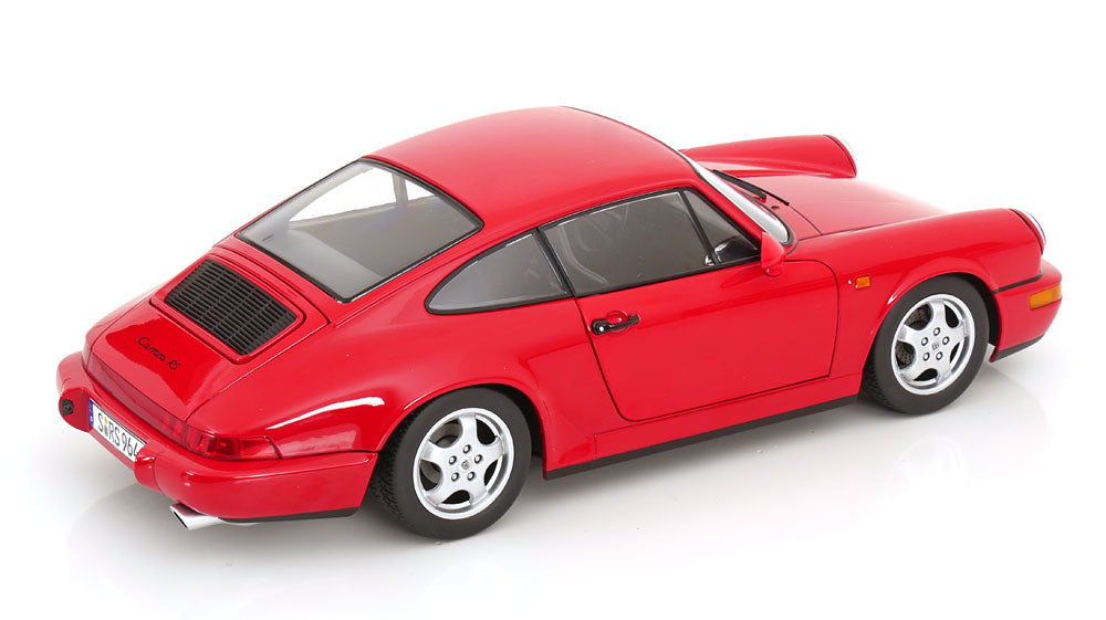 KK Scale 1992 Porsche 911 (964) RS Coupe w/ Cup Wheels Guards Red 1:12