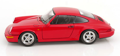KK Scale 1992 Porsche 911 (964) RS Coupe w/ Speedline Wheels Guards Red 1:12