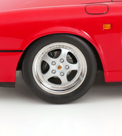 KK Scale 1992 Porsche 911 (964) RS Coupe w/ Speedline Wheels Guards Red 1:12