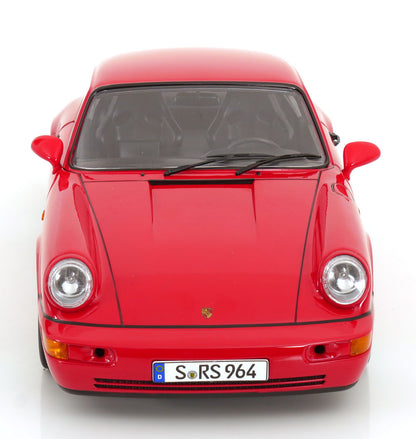 KK Scale 1992 Porsche 911 (964) RS Coupe w/ Speedline Wheels Guards Red 1:12