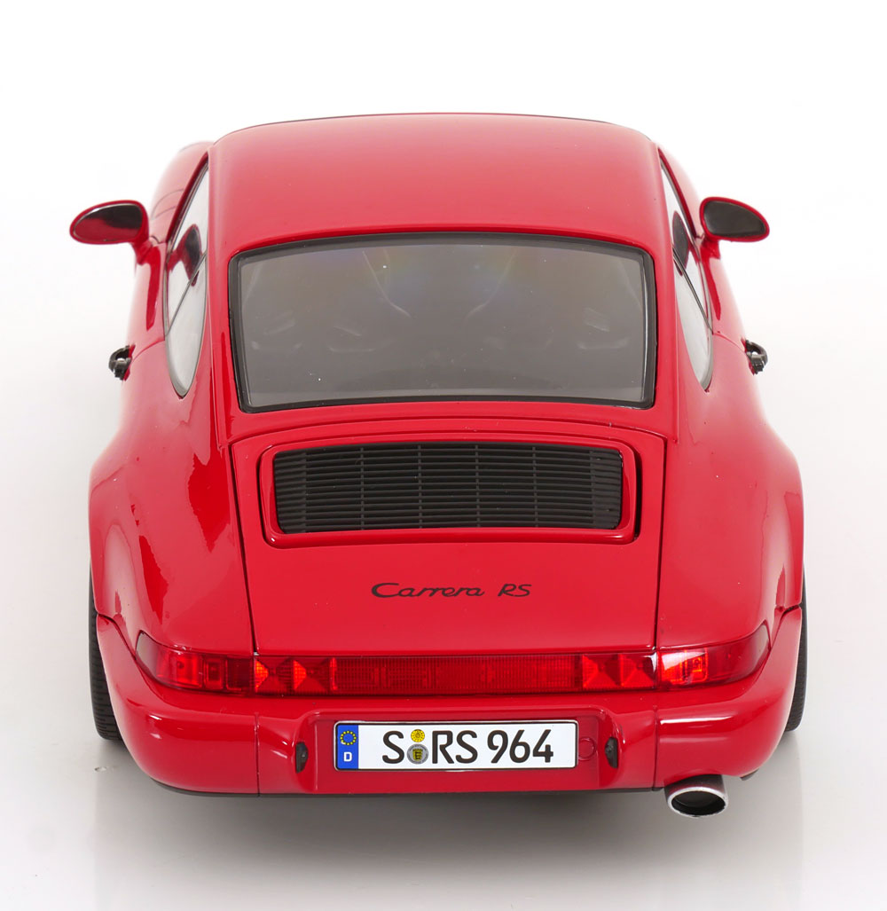 KK Scale 1992 Porsche 911 (964) RS Coupe w/ Speedline Wheels Guards Red 1:12