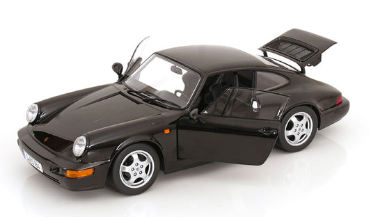 KK Scale 1992 Porsche 911 (964) RS Coupe w/ Cup Wheels Black 1:12